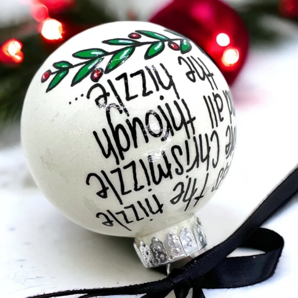 Christmas Ornament: ‘Twas the Night Before Chrismizzle I Handmade & Personalized